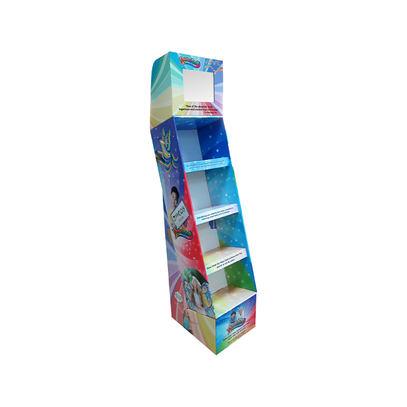 Structure simple mais couleur brillante Couleur traditionnelle en onduler le support pop ondulé